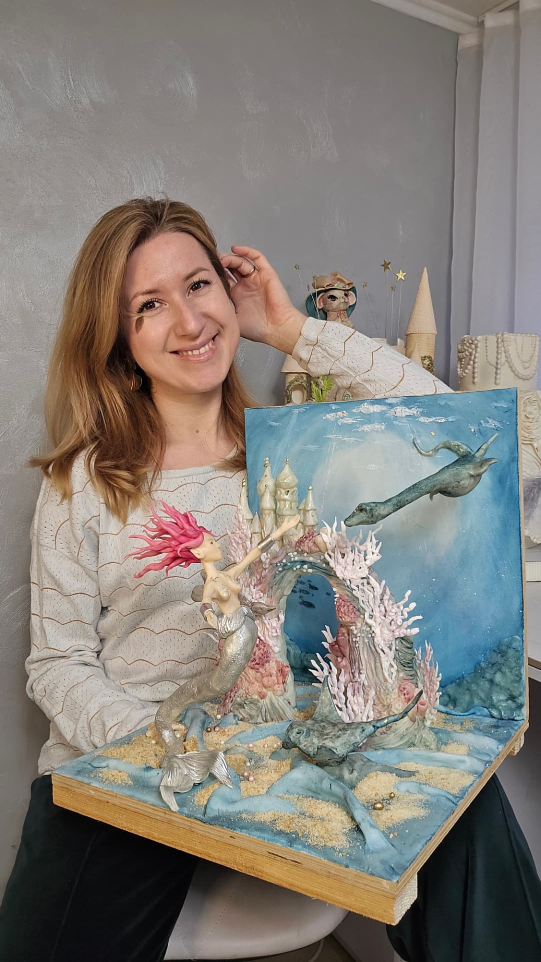 Морська композиція з мастики рівня «Митець»